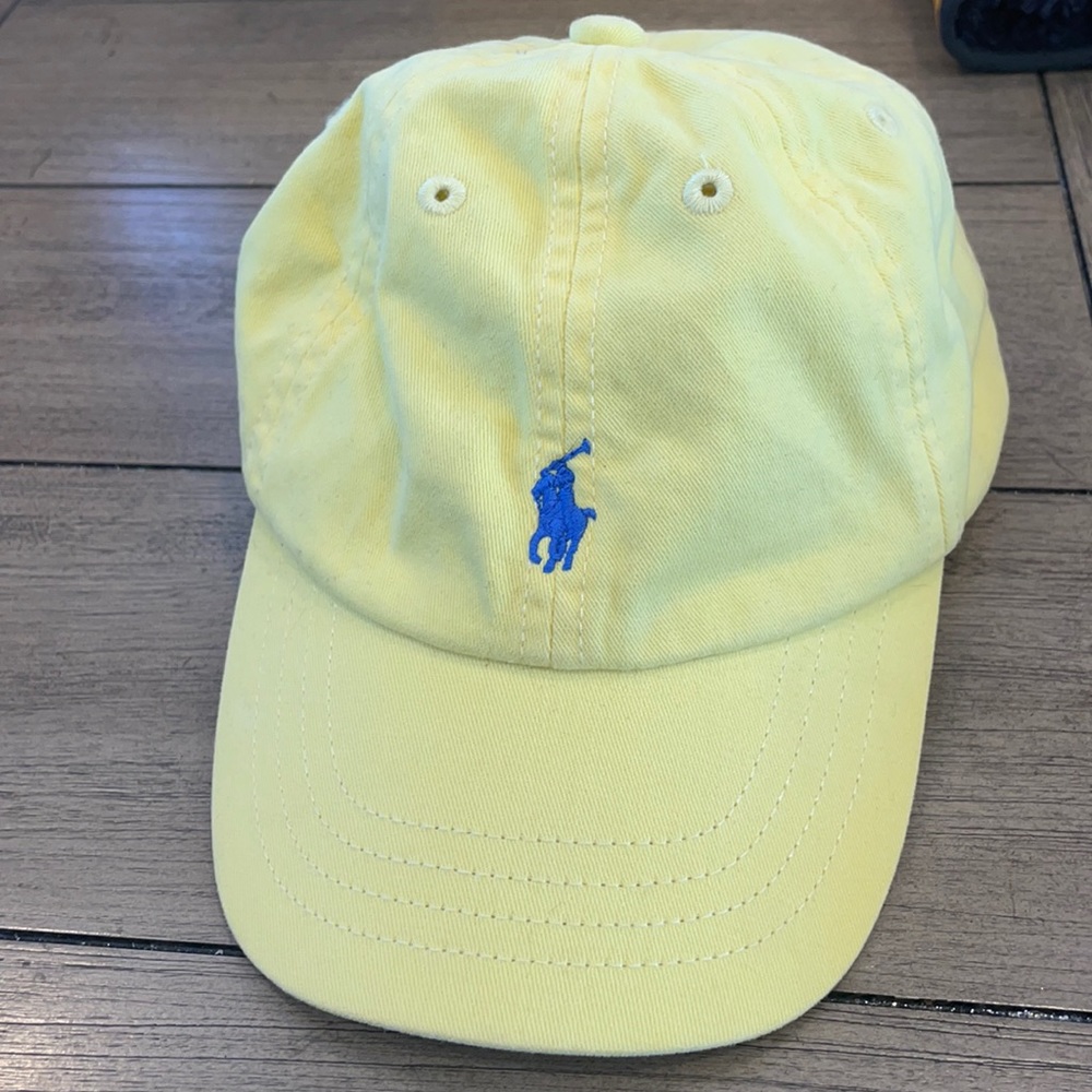 Yellow toddler polo hat 2t-4t